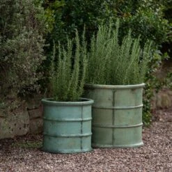 Greenwich Barrel Planter - Verdigris -Happy Garden pr2000048731 card6 lg